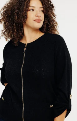 Toscane Boutique Cardigan zippé| Pulls & Cardigans