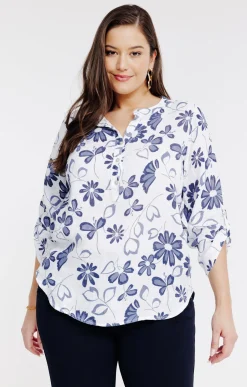 Toscane Boutique Chemise à imprimé floral| Chemisiers & Tuniques
