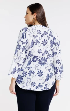Toscane Boutique Chemise à imprimé floral| Chemisiers & Tuniques