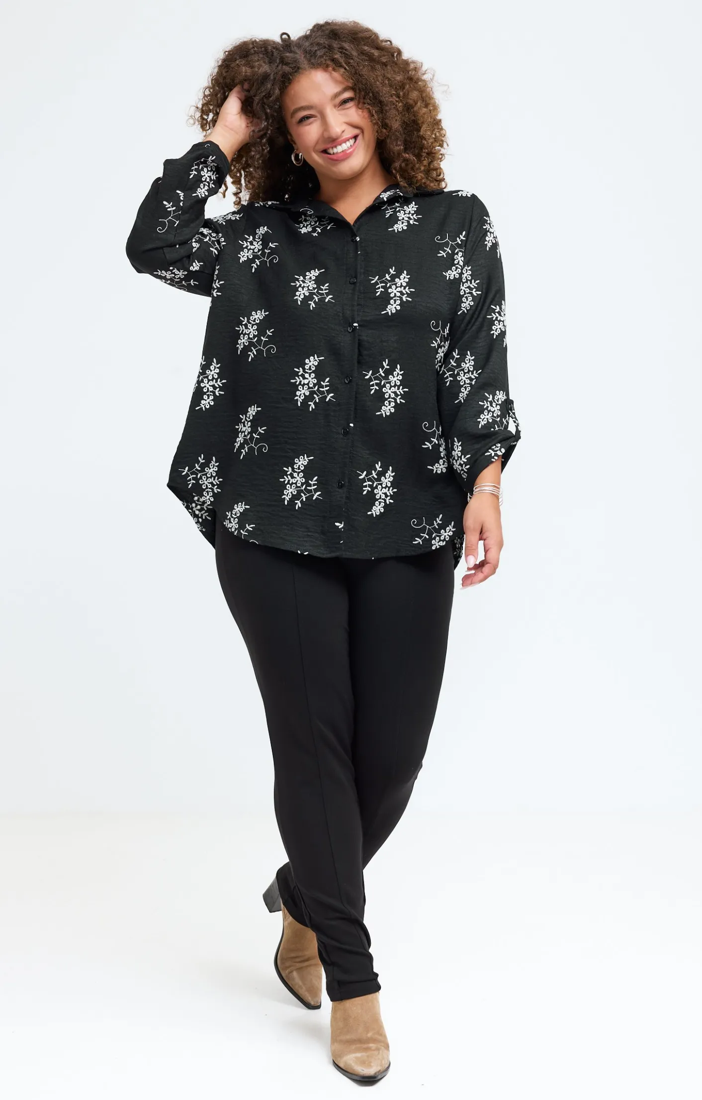 Toscane Boutique Chemise brodée| Chemisiers & Tuniques
