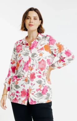Toscane Boutique Chemise imprimé floral| Chemisiers & Tuniques