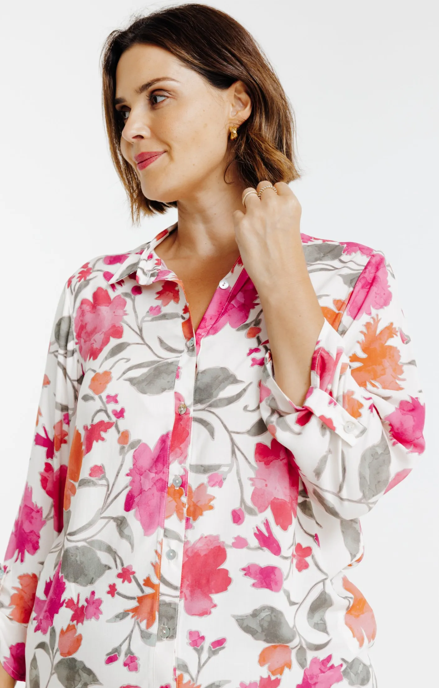 Toscane Boutique Chemise imprimé floral| Chemisiers & Tuniques
