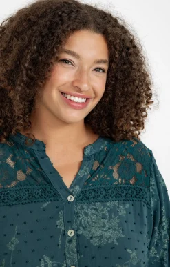 Toscane Boutique Chemise imprimée avec glitter| Chemisiers & Tuniques