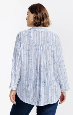 Toscane Boutique Chemise imprimée viages et rayée| Chemisiers & Tuniques