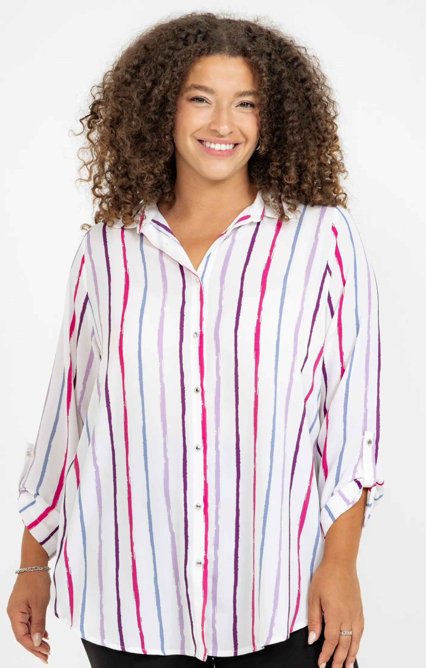 Toscane Boutique Chemise rayée multicolore| Chemisiers & Tuniques