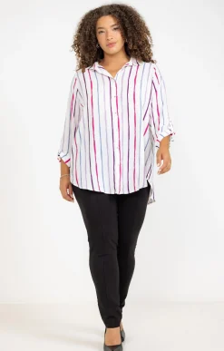 Toscane Boutique Chemise rayée multicolore| Chemisiers & Tuniques