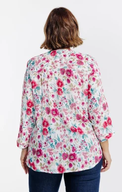 Toscane Boutique Chemisier imprimé fleuri| Chemisiers & Tuniques