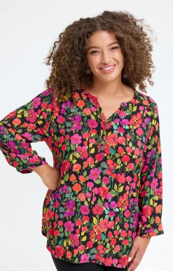 Toscane Boutique Chemisier imprimé fleuri| Chemisiers & Tuniques