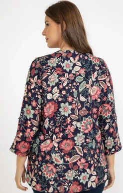 Toscane Boutique Chemisier imprimé fleuri| Chemisiers & Tuniques