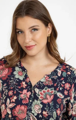 Toscane Boutique Chemisier imprimé fleuri| Chemisiers & Tuniques