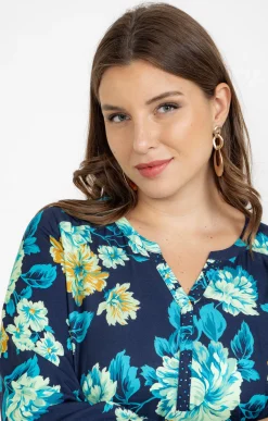 Toscane Boutique Chemisier imprimé fleuri| Chemisiers & Tuniques