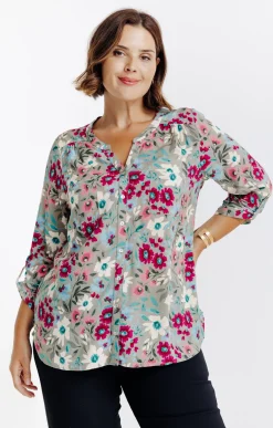 Toscane Boutique Chemisier imprimé fleuri| Chemisiers & Tuniques