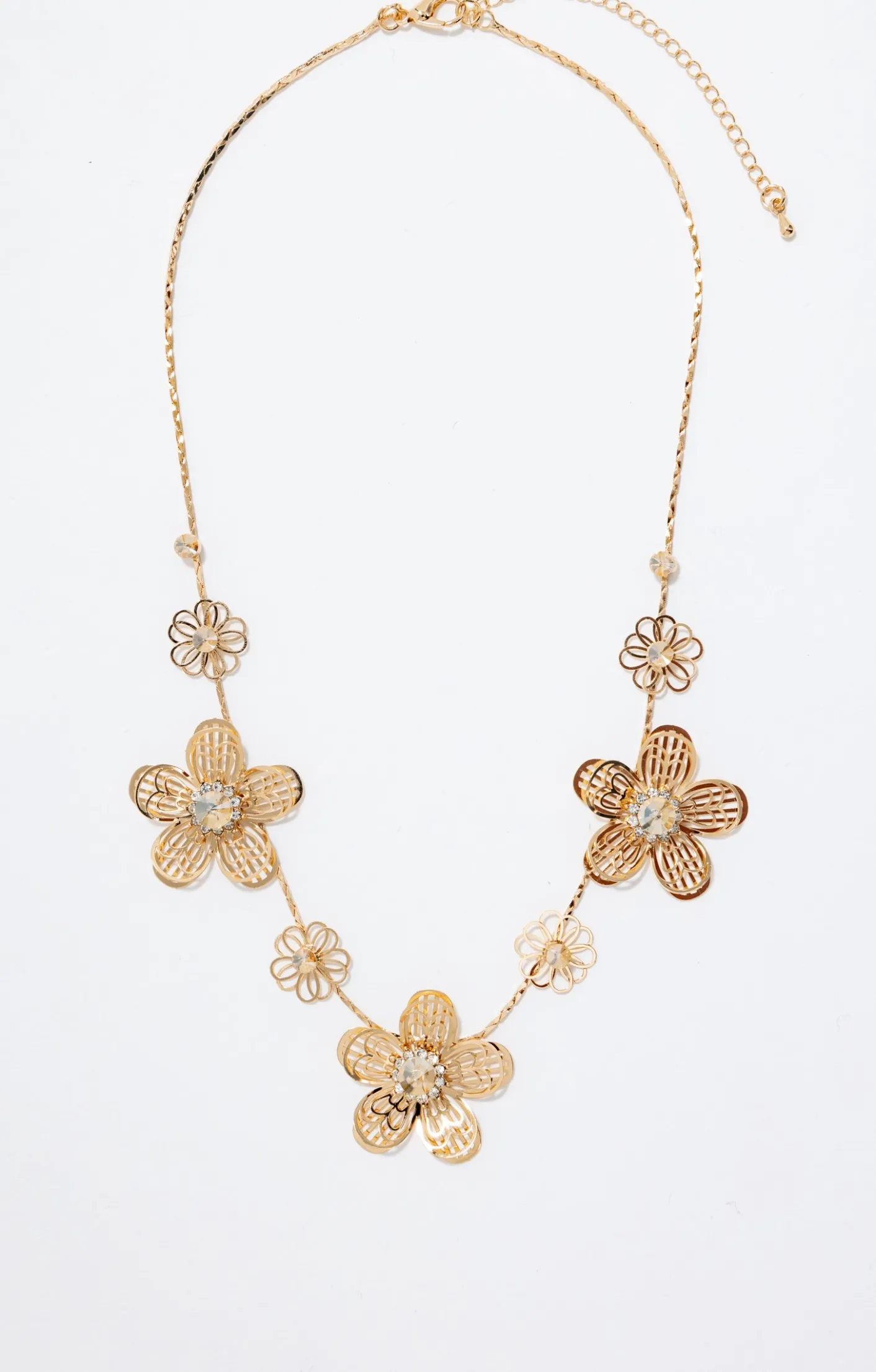 Toscane Boutique Collier ras-de-cou fleurs légères| Accessoires