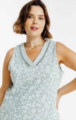 Toscane Boutique Débardeur imprimé| Tee-shirts