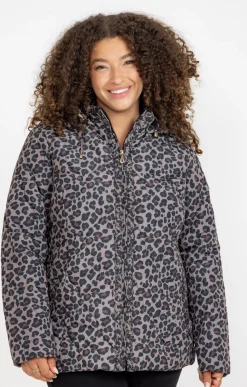 Toscane Boutique Doudoune imprimé léopard| Parkas & Impers
