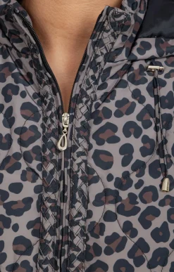 Toscane Boutique Doudoune imprimé léopard| Parkas & Impers