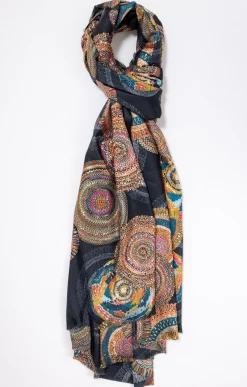Toscane Boutique Echarpe chaude dessin rosace| Accessoires