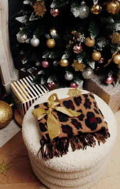 Toscane Boutique Echarpe douce imprimé léopard| Accessoires