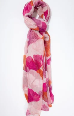 Toscane Boutique Foulard léger imprimé ginkgo| Accessoires