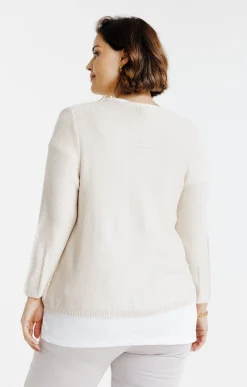 Toscane Boutique Gilet à nouer avec fil lurex| Pulls & Cardigans