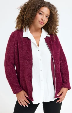 Toscane Boutique Gilet fluffy uni| Pulls & Cardigans