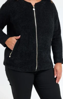 Toscane Boutique Gilet fluffy uni| Pulls & Cardigans