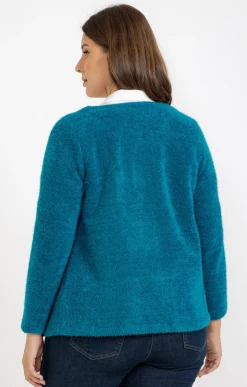 Toscane Boutique Gilet fluffy uni| Pulls & Cardigans