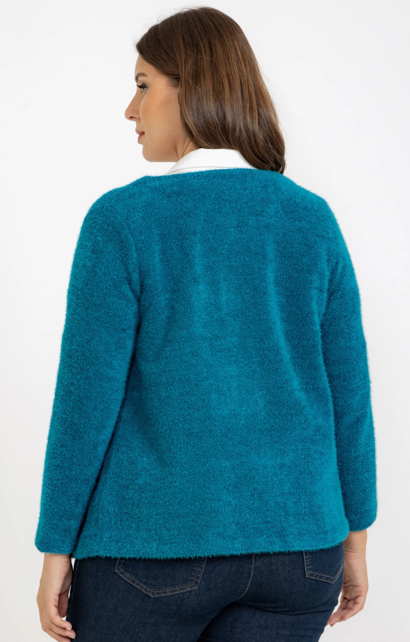 Toscane Boutique Gilet fluffy uni| Pulls & Cardigans
