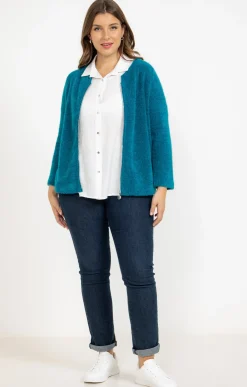 Toscane Boutique Gilet fluffy uni| Pulls & Cardigans