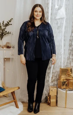 Toscane Boutique Gilet plissé brillant| Tee-shirts