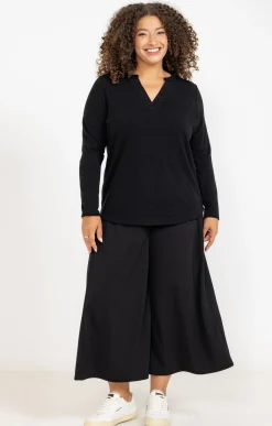Toscane Boutique Jupe culotte avec boutons| Jupes