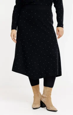 Toscane Boutique Jupe maille chaude strass all over| Jupes