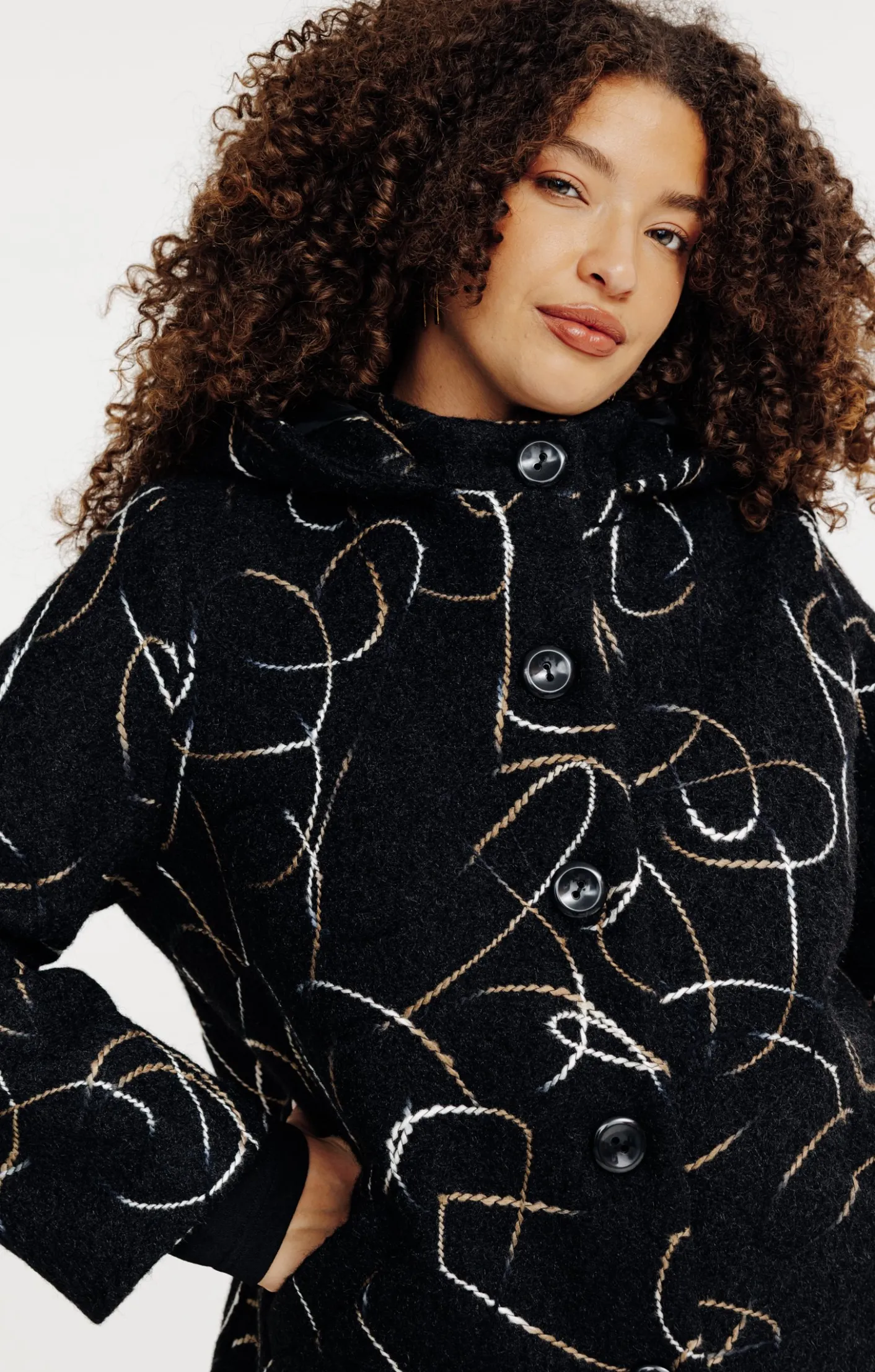 Toscane Boutique Manteau à capuche| Manteaux