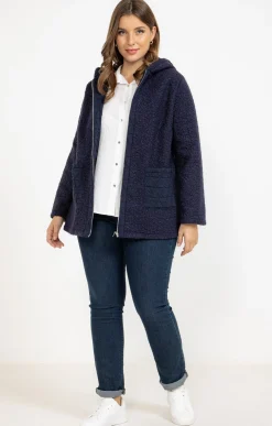 Toscane Boutique Manteau bi-matière| Manteaux