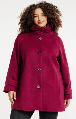 Toscane Boutique Manteau col boule| Manteaux