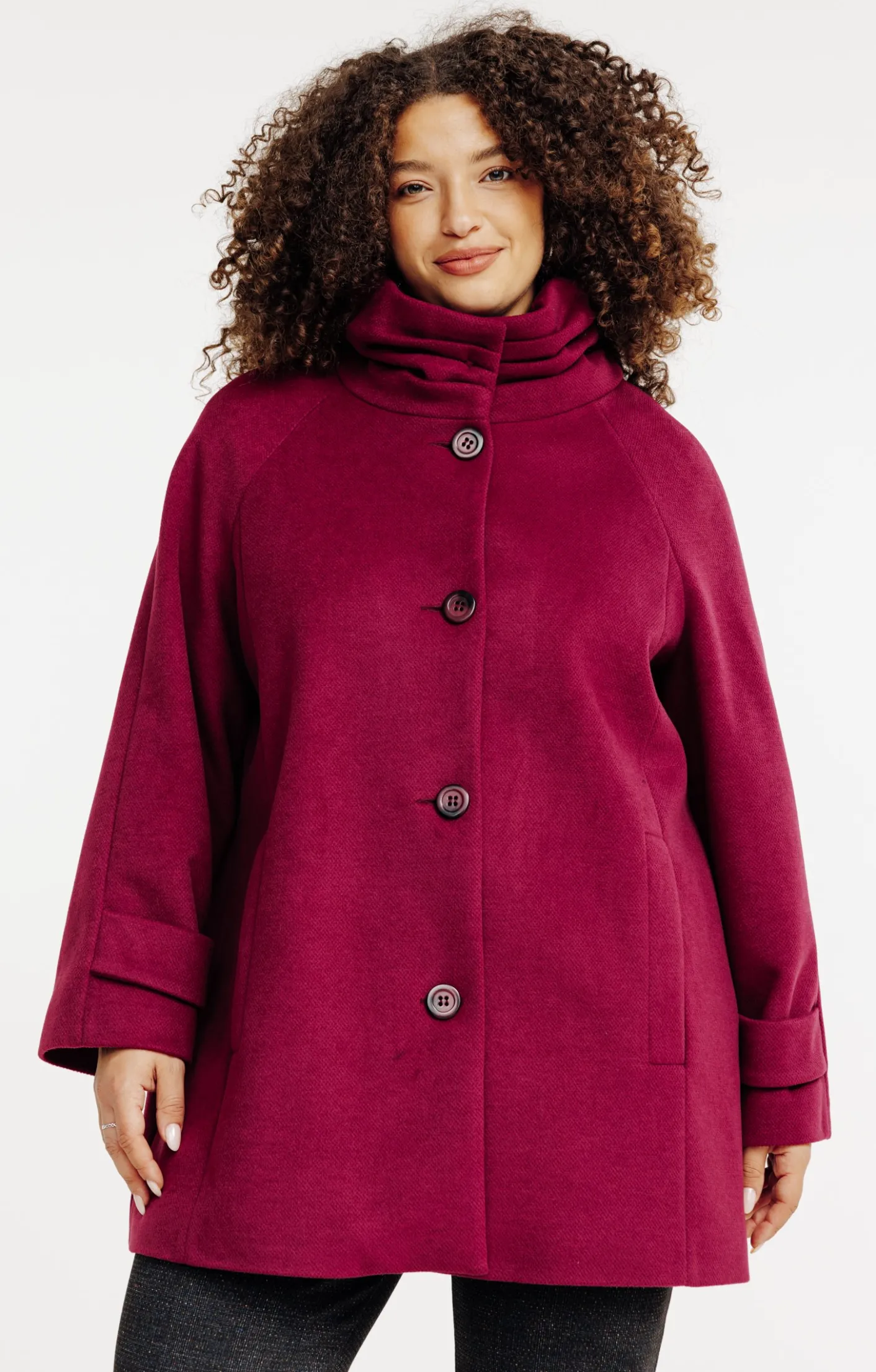 Toscane Boutique Manteau col boule| Manteaux