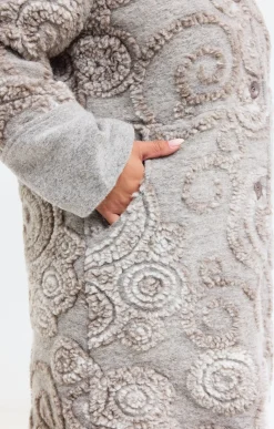 Toscane Boutique Manteau en lainage fantaisie| Manteaux
