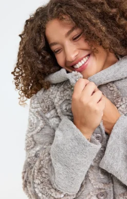 Toscane Boutique Manteau en lainage fantaisie| Manteaux