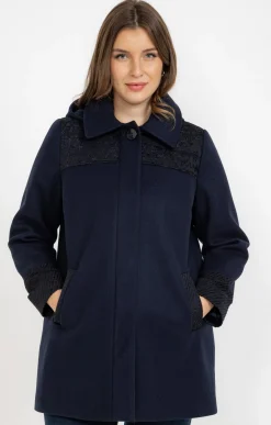 Toscane Boutique Manteau pacth avec capuche| Manteaux