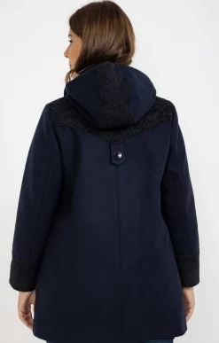 Toscane Boutique Manteau pacth avec capuche| Manteaux