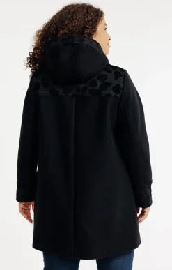 Toscane Boutique Manteau patch avec capuche| Manteaux