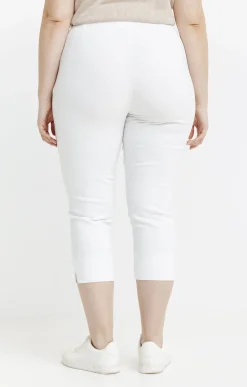 Toscane Boutique Pantacourt avec oeillet en bas de jambe| Pantalons
