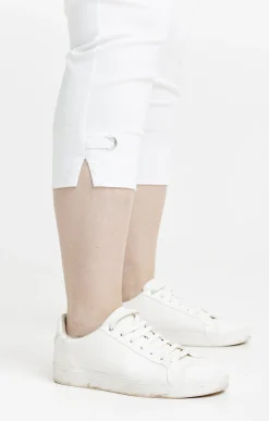 Toscane Boutique Pantacourt avec oeillet en bas de jambe| Pantalons