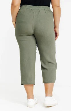 Toscane Boutique Pantacourt fluide boutons nacre| Pantalons
