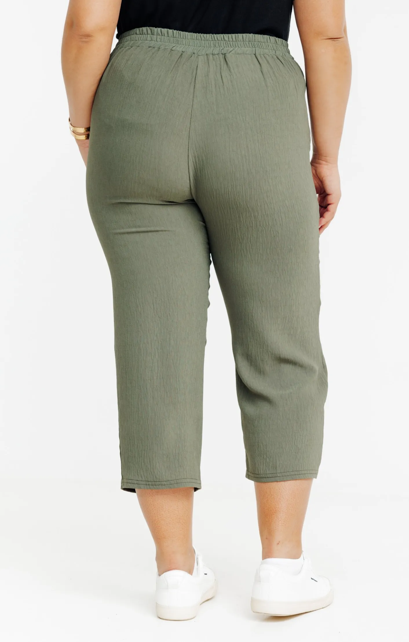 Toscane Boutique Pantacourt fluide boutons nacre| Pantalons