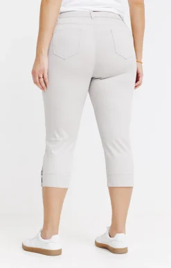 Toscane Boutique Pantacourt superstretch détail rivet| Pantalons
