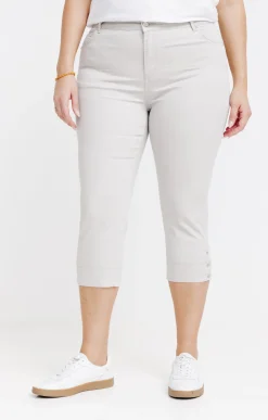 Toscane Boutique Pantacourt superstretch détail rivet| Pantalons