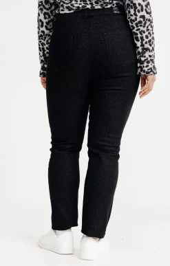 Toscane Boutique Pantalon 5 poches brillant| Pantalons