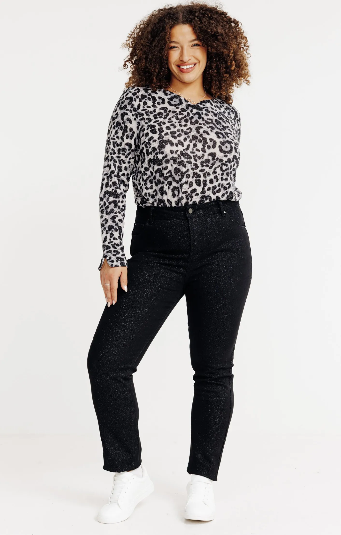 Toscane Boutique Pantalon 5 poches brillant| Pantalons