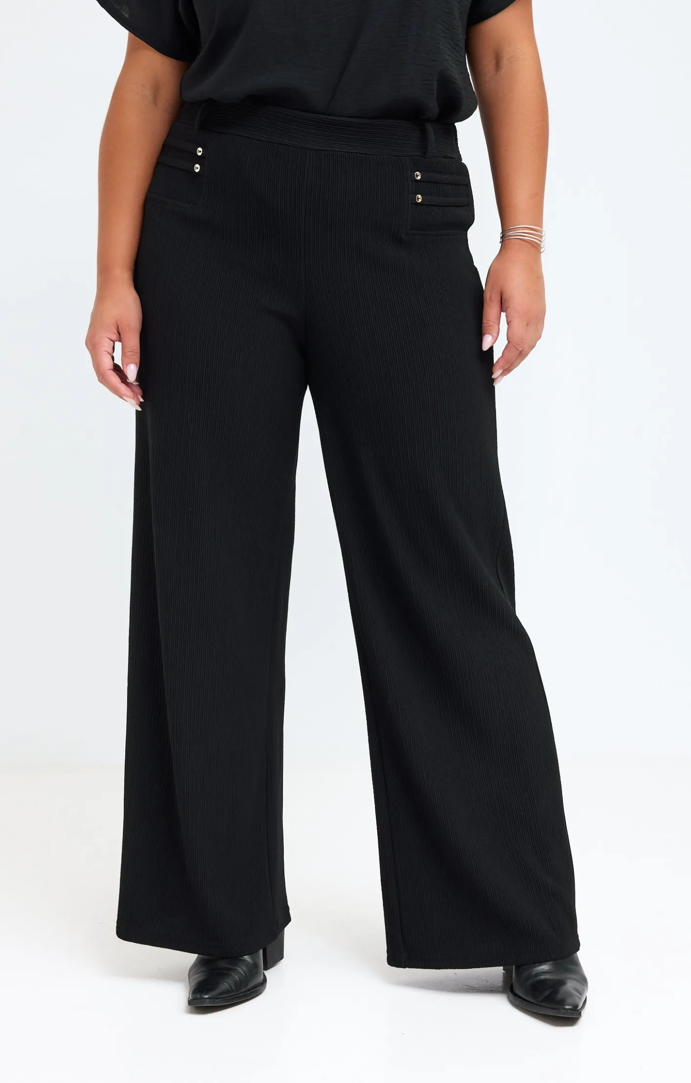 Toscane Boutique Pantalon à poches cavalières| Pantalons